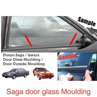 Saga Iswara door glass Moulding Run channel getah pintu Saga getah cermin belakang pintu