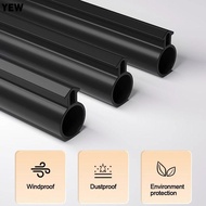 YEW Sealing Strip, White Black O-Shaped Weather Stripping,  Rubber Weather Gap Blocker