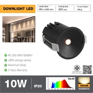 LOCAL789 EILON Downlight 10W Warm Light Model La-6065/BK Black Shop In