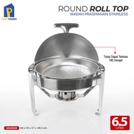 Buffet Round Roll Top 6.5 liter Buffet Container Hotel Catering Dish Container