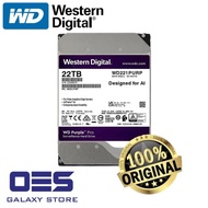 WESTERN DIGITAL WD221PURP HDD 22TB 7200RPM / 512MB 3.5-inch SURVEILLANCE PURPLE PRO Internal Hard Di