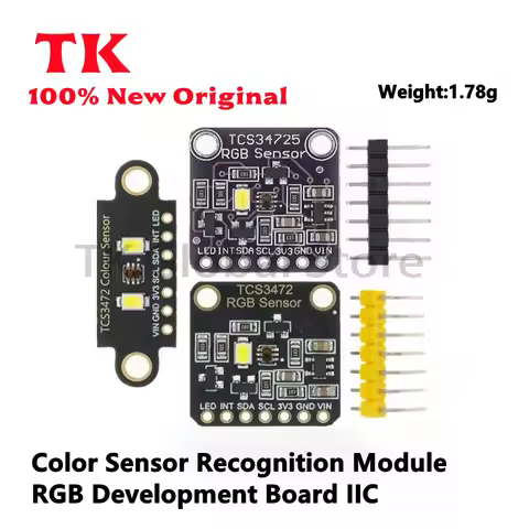 TK 1Pcs~10Pcs TCS34725 TCS3472 Color Sensor Recognition Module RGB Development Board IIC For Arduino