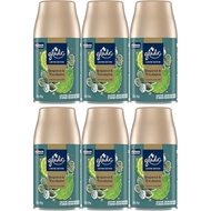 Pek isi semula automatik Glade, set 6-tin, aroma bergamot dan kayu putih, pek isi semula pewangi rum