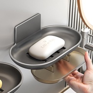 [SG] Bathroom Soap Bar Holder Soap Dish Wall Mounted Soap Holder Soap Holder Shower Soap Dishes Drai