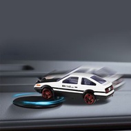 AE86汽車漂移甩尾旋轉擺飾 合金車模型 中控台車載裝飾品 秋名山車神模型 精緻工藝 精準還原1：1車型 經久耐用 便攜式 精密機械結構 穩定牢固 自動回位 防滑 動態展示 安全 平穩運行 美觀大氣