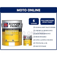Nippon Paint 5LT PU Recoatable Finish Gloss / Soft Matt/Polyurethane Paint/Nippo