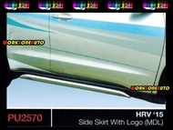 PU2570 Honda HRV PU Side Skirt With Logo (MDL) Body kit Bodykit