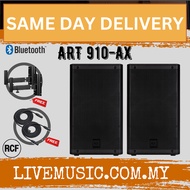 RCF ART 910-AX 2100W 10-inch Powered Bluetooth Speaker w/ Speaker Stand And Cable - Each / Pair ( ART910AX / ART910 AX )