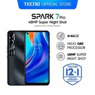 TECNO SPARK 7 PRO RAM 6/64GB GARANSI RESMI