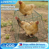 Chicken Coop Budget Foldable with Removable Egg Tray Wire Mesh Frame 36x24 Inch for Small Flock