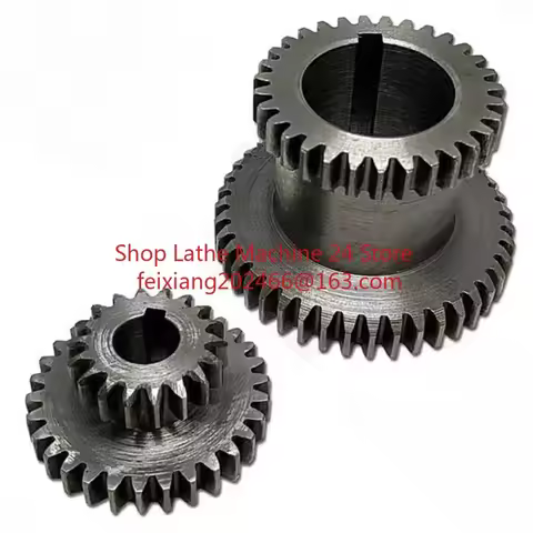 Hot Sell 2 speed Metal Gear Set Double Gear - for CJ18 series mini-lathe 1 pair