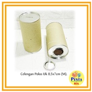 Murah ! Celengan Kaleng Polos S M L/Celengan Kaleng Tanpa Stiker/Celengan Bulat Tabung/CL Komposit