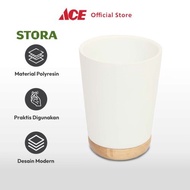 Ace Stora Polyresin Toothbrush Holder - White Toothbrush Holder Organizer Toothbrush Toothpaste Cont