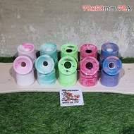 [0317] Skateboard Wheels 70x50 78A Marble Pattern Candy Clay BlueScratte
