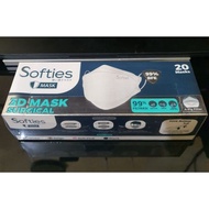 Jual Masker Softies 3D MASK SURGICAL 4play filter - 99 Murah