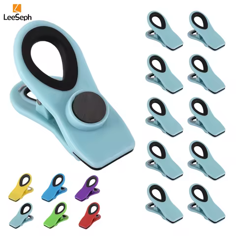 Chip Clips Set, Magnetic Clips, Multicolor Bag Clips, Bread Clips, Clips for Fridge, Bag Clips for F