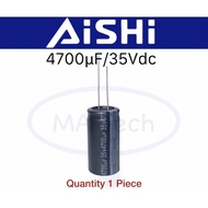 4700uf35v Capacitor 4700uf 35v 35v4700uf Size 1.8x3.5cm AISHI Brand 1 Piece (Piece)