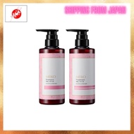 [From JAPAN]Hematin Keratin Shampoo Treatment Set Aging Care Shine Hair Volume Up Hair Repair (Sakura Fragrance) 400g each [Meiko Cosmetics] (Japanese only)