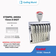 Trodat 15158 8 Digit Manual Number Stamp Ink Stamp