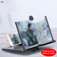 Phone Screen Magnifier 3D HD Pull Out Lens with Stand Expandable Mobile Display Enlarger for Video W