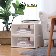 9L/15L/19L/25L Citylife Wardrobe Storage Box Multi-Purpose Stackable Drawer Organizer