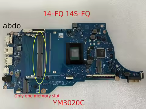 DA0PAMB16A1 DA0PAEMB6D2 For HP 14-FQ 14S-FQ motherboard with amd ym3020c ym3050c