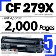 5x Compatible Cartridge CF279A CF279 CF279XL 279 Compatible To HP M12 M26 LaserJet Pro M12a M12w Las