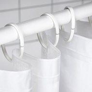 Shower Curtain Rod Pole Rail / Bathroom Ring 3set Combo