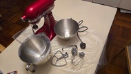 KITCHENAID 4.8L廚師機-升級版雙碗+不銹鋼配件