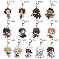 [FDX] Bungou Stray Dog Acrylic Keychain Dazai Osamu Nakajima Atsushi Nakajima Student Bag Pendant