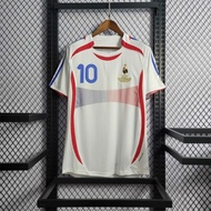 06-07 France away retro high quality football jersey S-2XL