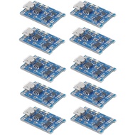 MakerFocus 10pcs TP4056 Charging Module with Battery Protection 186 50 BMS 5V Micro USB 1A 186 50 Li