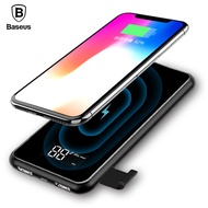 BASEUS Wireless Charge Powerbank Charger Power Bank 8000mAh Dual USB LED Display