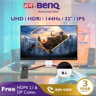 BenQ Mobiuz 32" EX3210U IPS 4KUHD HDRi 144Hz 1ms Freesync Premium Pro HDMI 2.1 Noise Cancellation Mi