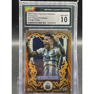2023 Topps Argentina Fileteado Champions – Enzo Fernández 裏Orange Tango Chun CH-5 (CGC 10 Gem Mint)
