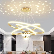 Terbaru Lampu gantung minimalis mewah LED ruang tamu Dekorasi Hotel