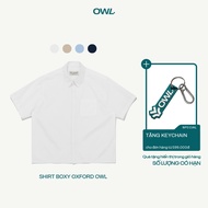Owlbrand Oxford boxy Shirt Men Shirt