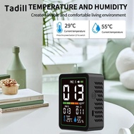 [dksqer] PM2.5 PM10 PM1.0 Meter, Backlight LCD Screen,5 in 1 Portable Air Quality Tester for Home