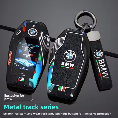 Car Key Case LED Display For BMW 5 7 Series G11 G12 G30 G31 G32 i8 I12 I15 G01 X3 G02 X4 G05 X5 G07 