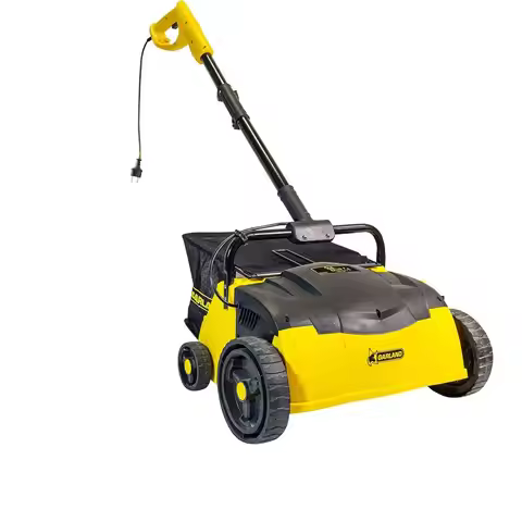 Electric Lawn Rake, 25L Leaf Collector, 19.8lbs, Ideal for Artificial Turf Maintenance