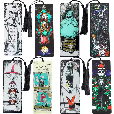The Nightmare Before Christmas Acrylic bookmark,Halloween Jack Sally Fans' Books, Accessories, Learn