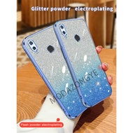 For Huawei Y7 2019 Case Electroplating Soft Glitter TPU Cellphone Back Cover Luxury Huawei Y7 2019  Phone Casing