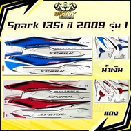 Spark135i 2009 Sticker Model 1 (Shiny Bright Colors Full) Spark135i 2009 1 Yamaha Spark135i