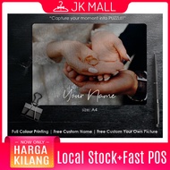 Personalized Puzzle Jigsaw A4 A5 Size With Photo Frame Birthday Gift Anniversary Gift Wedding Gift