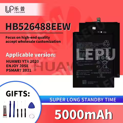 HB526488EEW Battery for HUAWEI Y7A 2020 ENJOY 20SE with Free Tools Kits 5000mAh Original Battery HB5