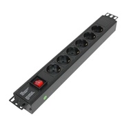 Indorack PDU6G Power Distribution Unit Accessories 6 Outlets