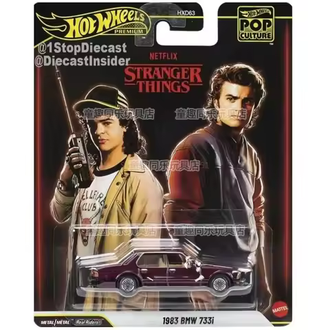 New Hot Wheels 1/64 Entertainment Culture Series Nissan Skyline Stranger Things BMW Lincoln Alloy Di