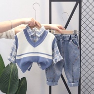 Children s Wear Boys 39 Spring Suit 2025 New Stylish Baby Children s Autumn Fashion Sweater Horsefcj