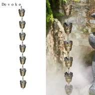 Devoko Hanging Rain Gutter Rainwater Diverter Iron Functional Metal Rainwater Catcher