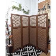 Synthetic rattan room divider partition screen